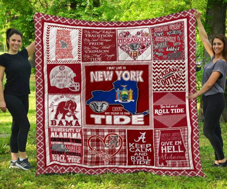 Alabama Crimson Tide New York Quilt Blanket