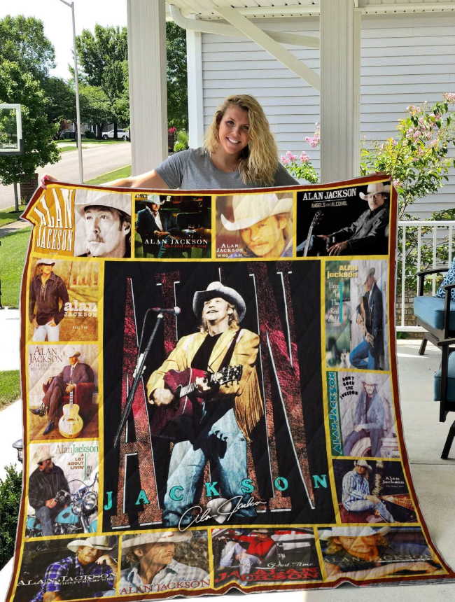 Alan Jackson 3D Customized Quilt Blanket