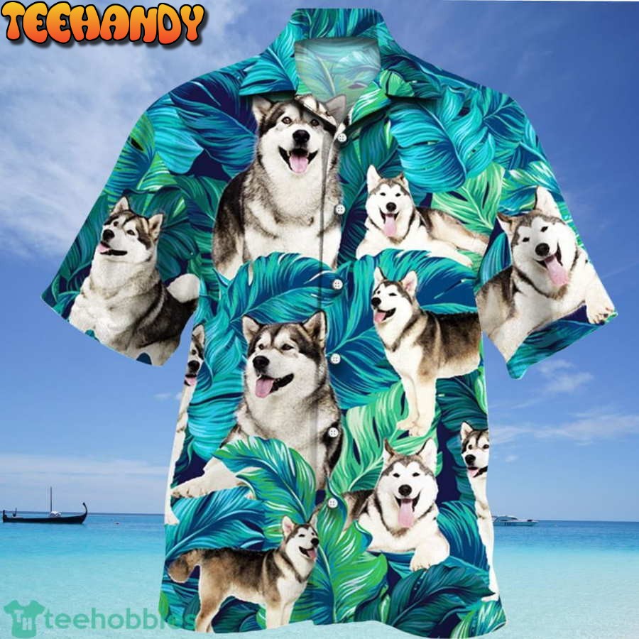 Alaskan Malamute Dog Lovers Hawaii Shirt