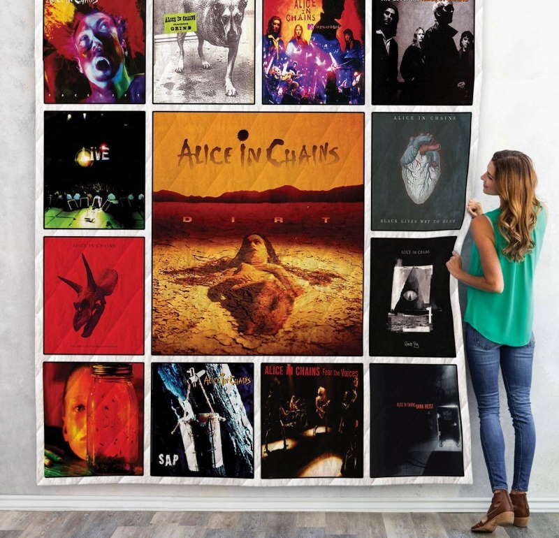 Alice In Chains 3D Customized Quilt Blanket