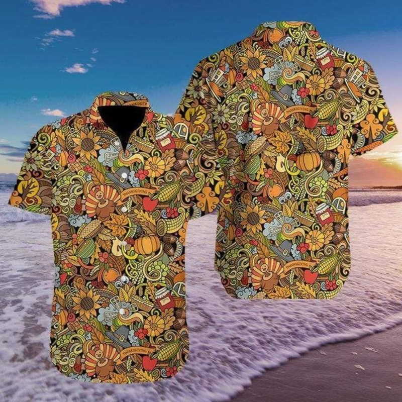 Amazing Happy Thanksgiving Hawaiian Shirt