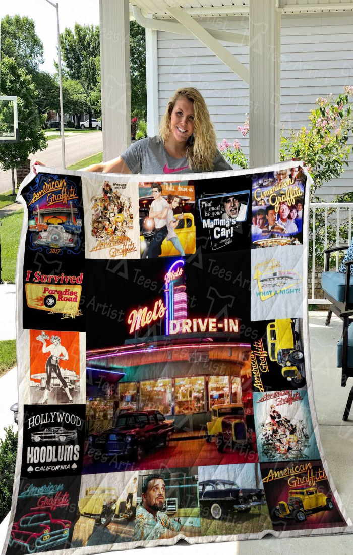 American Graffiti 3D Customized Quilt Blanket