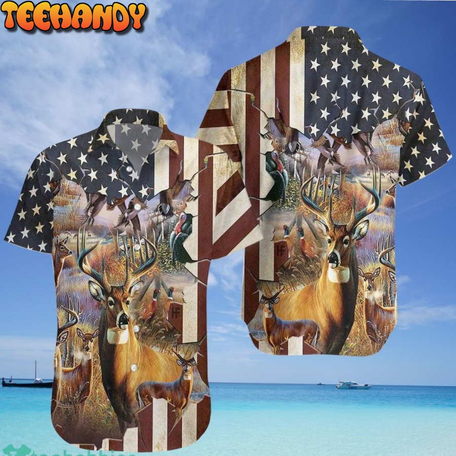 American Hunter Hawaiian Shirt