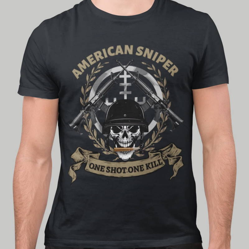 American Sniper Patriotic Shirt, Military Veteran Shirt