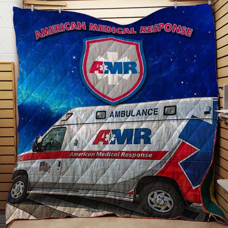 Amr Nighters First Responders Customize Quilt Blanket