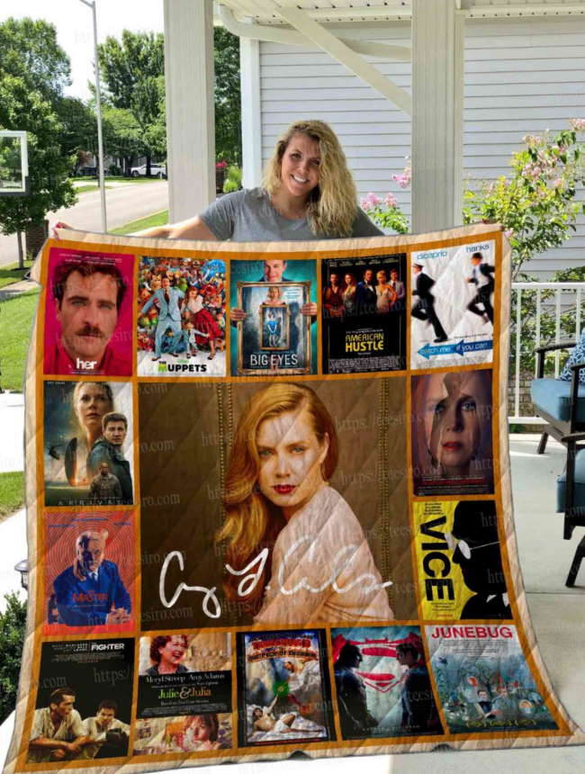 Amy Adams 3D Quilt Blanket