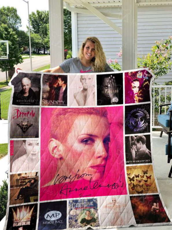 Annie Lennox 3D Customized Quilt Blanket