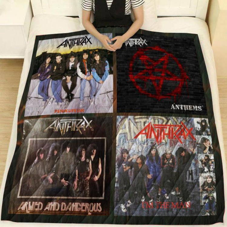 Anthrax Ep Album Quilt Blanket