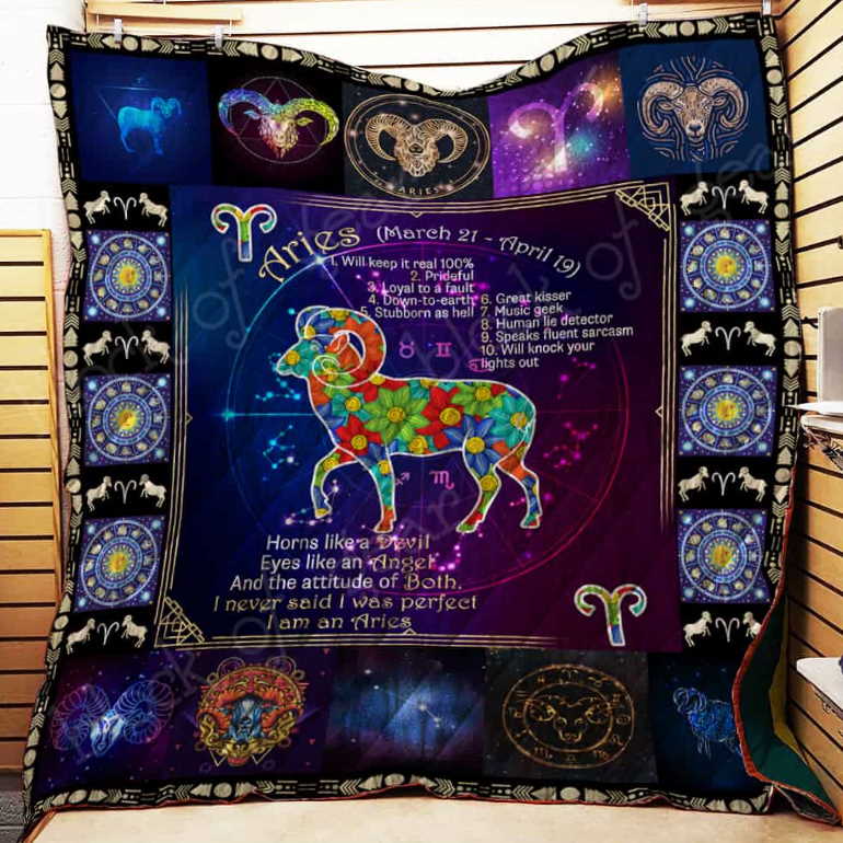 Aries 3D Quilt Blanket