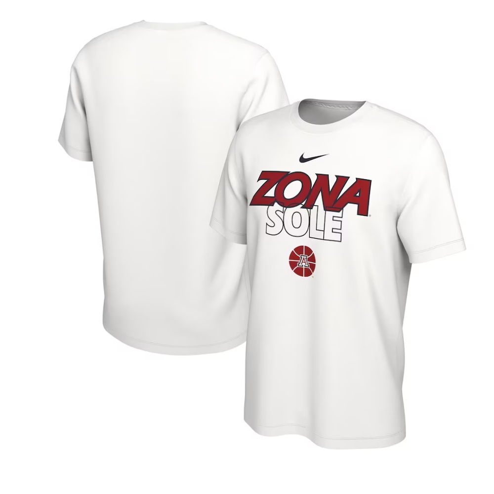 Arizona Wildcats Sole On Court Bench T-Shirt