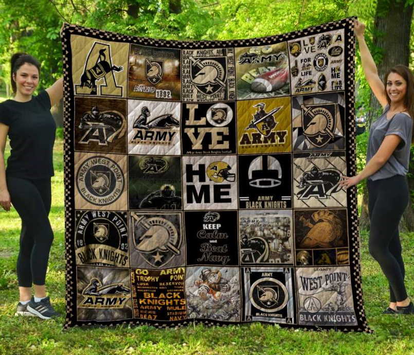 Army Black Knights 3D Quilt Blanket