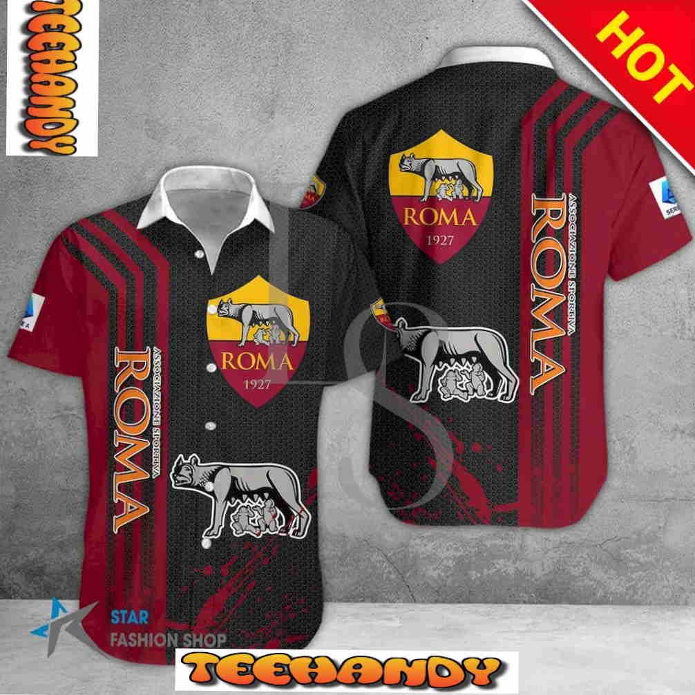 AS Roma Italy Hawaiian Shirt