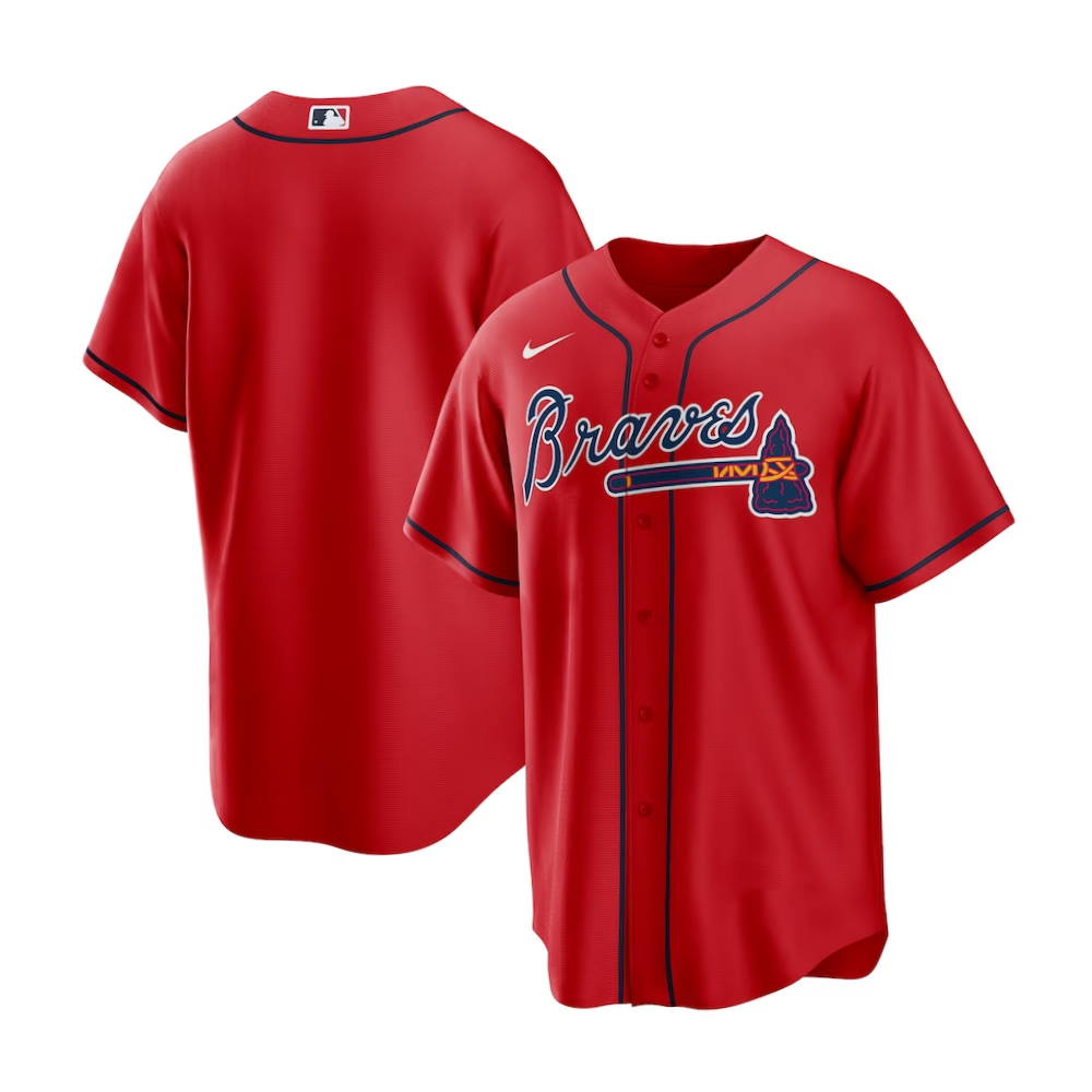 Atlanta Braves Red Alternate Replica Team Jersey