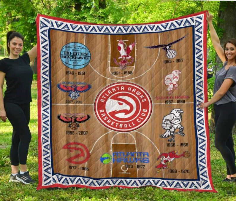 Atlanta Hawks 3D Customized Quilt Blanket