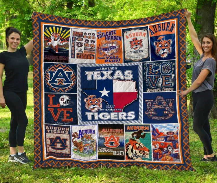 Auburn Tigers Texas 3D Customized Quilt Blanket