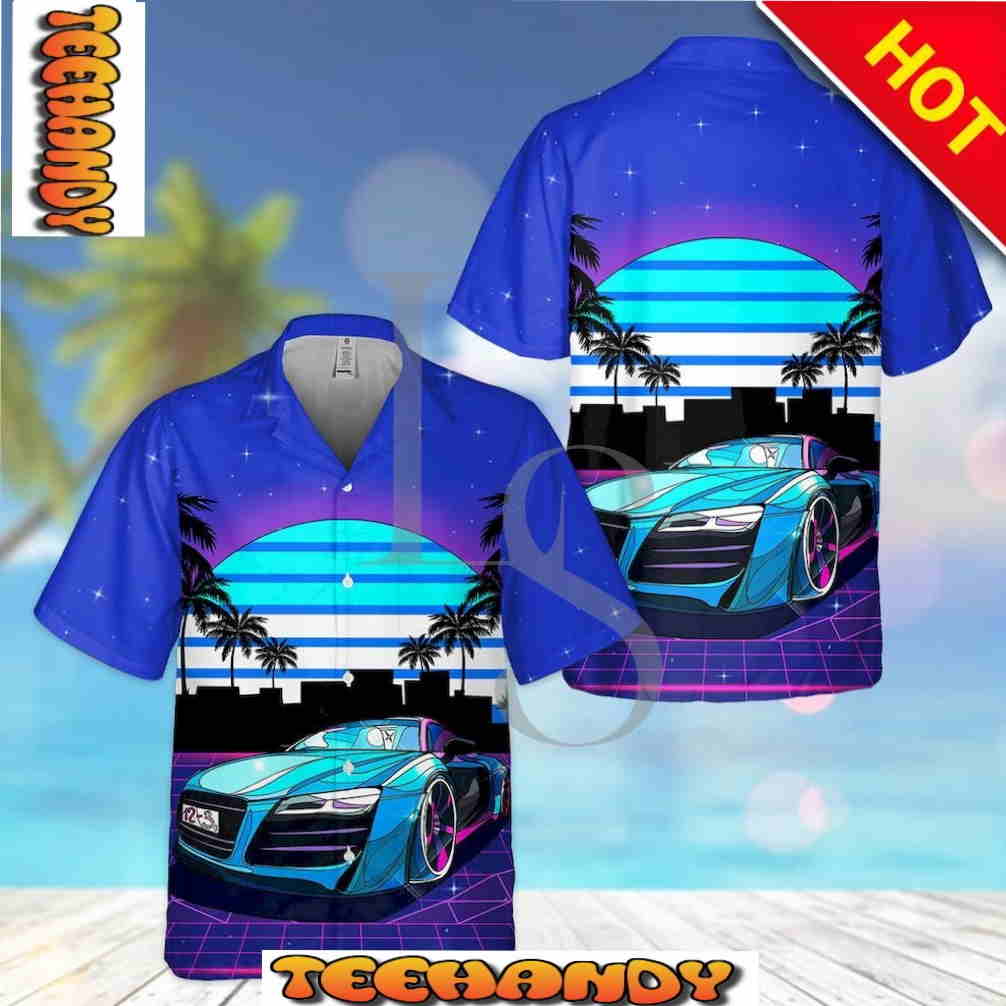 Audi Sport Car Hawaiian Shirt