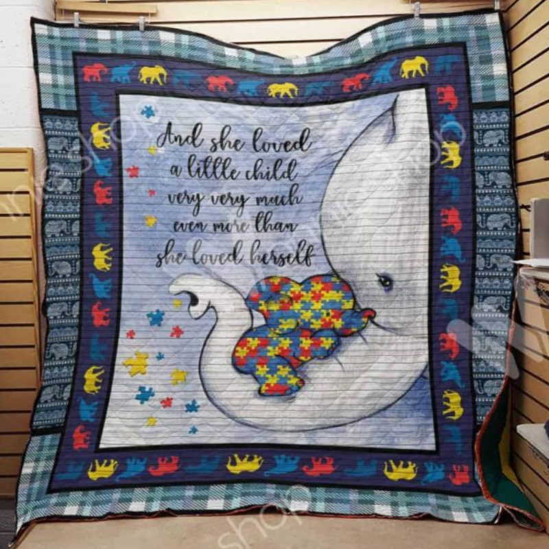 Autism 3D Customized Quilt Blanket