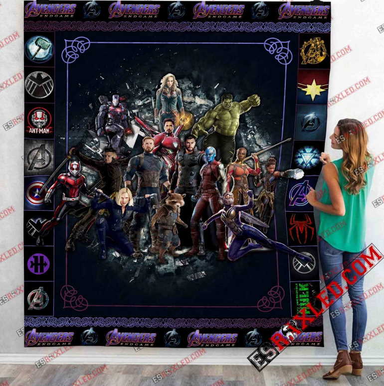 Avenger Team Marvel Infinity War End Game 3D Customized Quilt Blanket