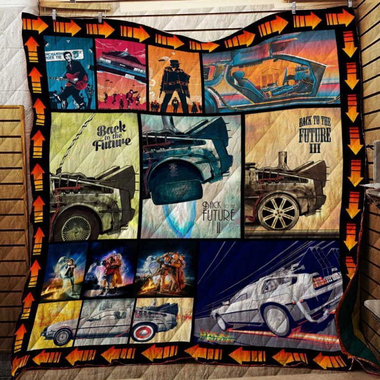 Back To The Future Style B  Customize Quilt Blanket