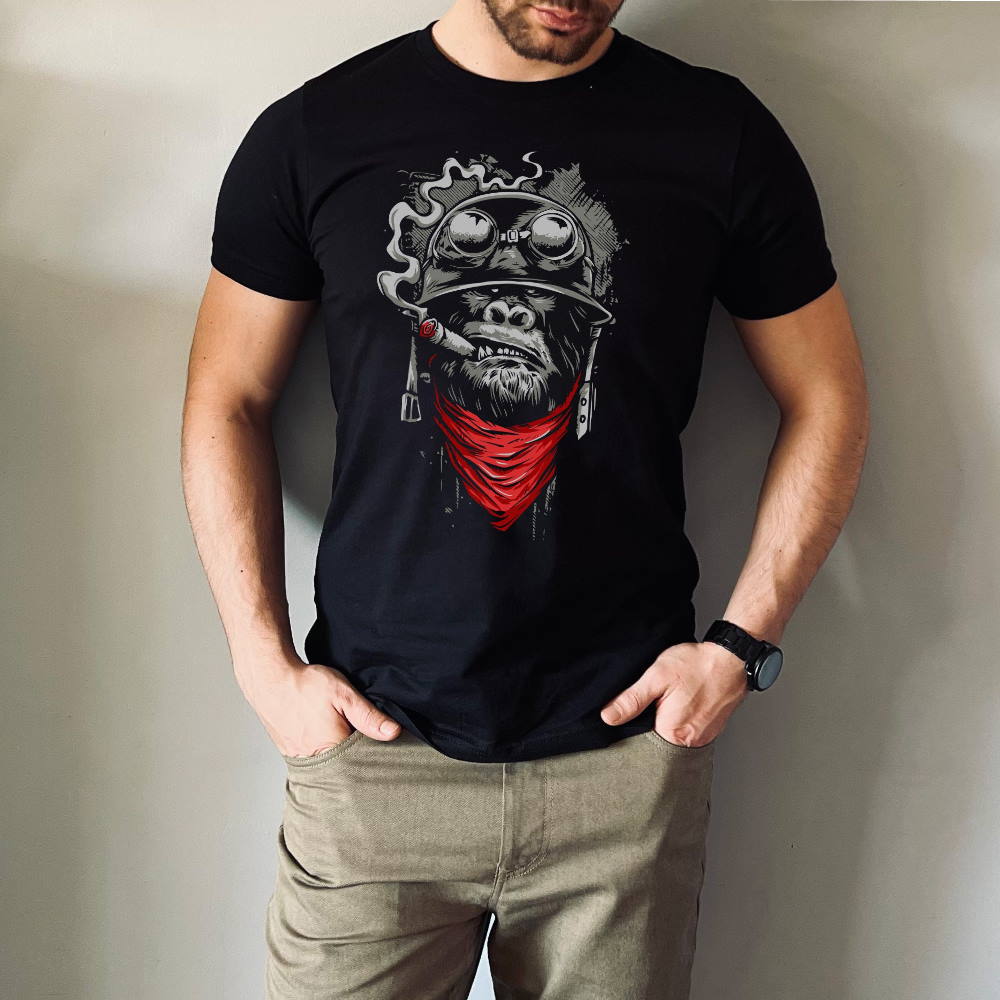 Bad Ass Gorilla T-Shirt, Gorilla Shirt, Gorilla Lover Shirt