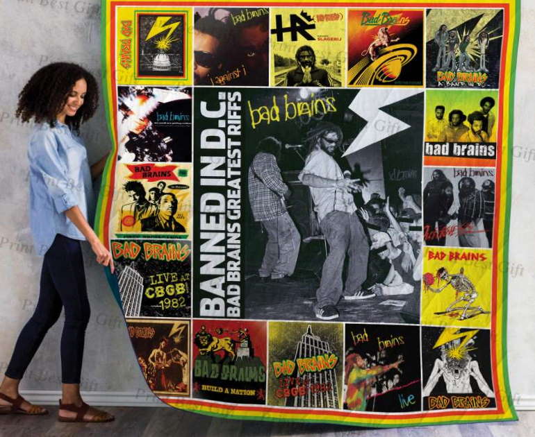 Bad Brains Albums Cover Poster 3D Customized Quilt Blanket