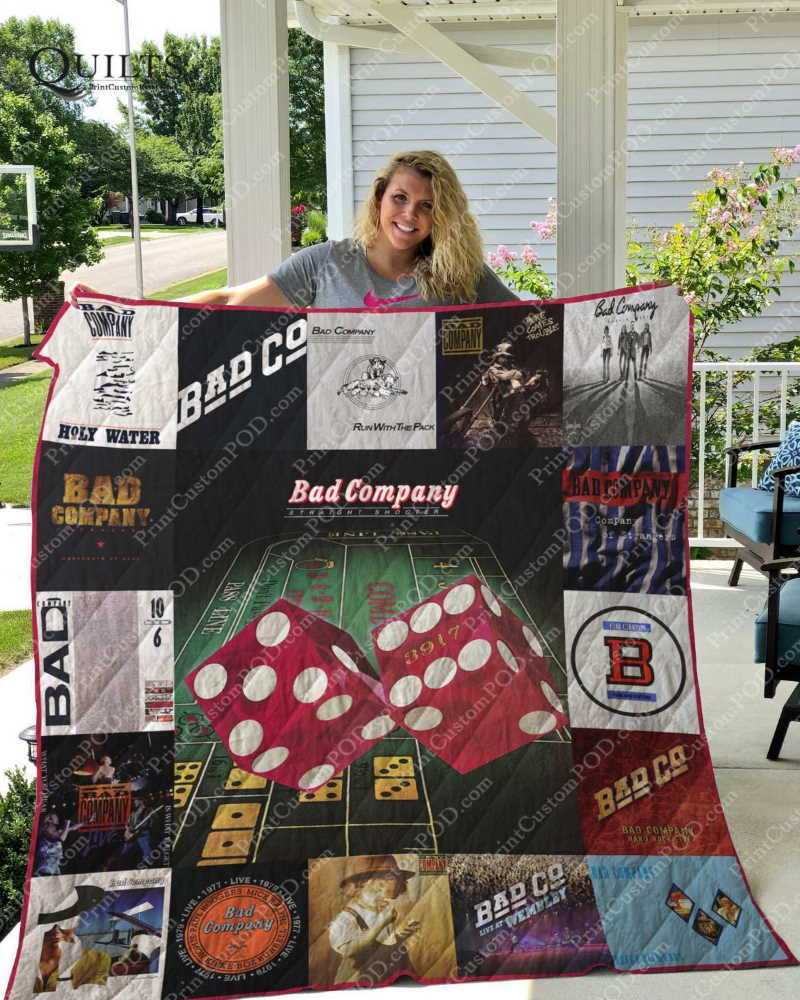 Bad Company Albums Quilt Blanket