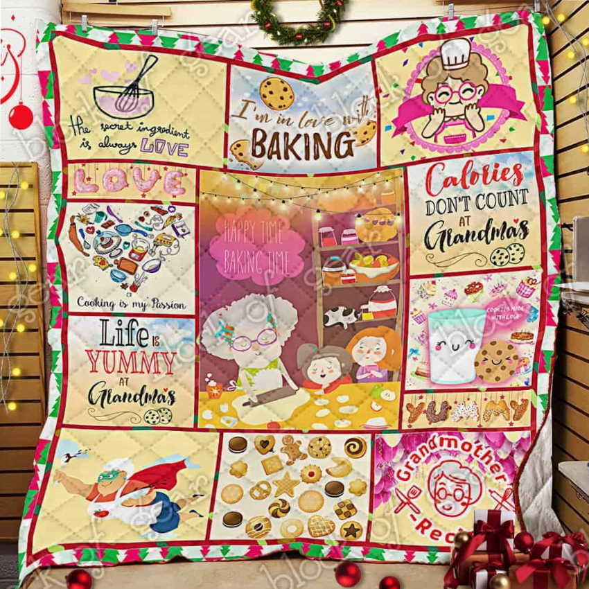 Baking With Grandma Stb 3D Quilt Blanket