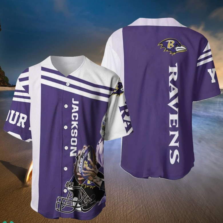 Baltimore Ravens Lamar Jackson Baseball Jerseys