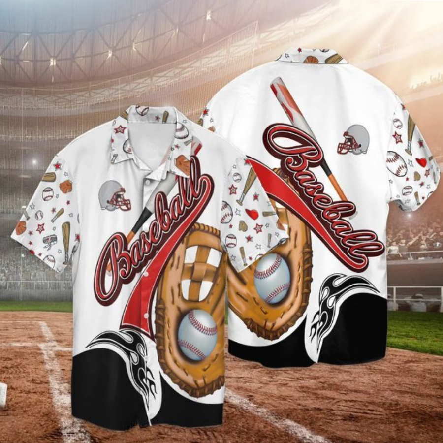 Baseball Sports Hawaiian Shirt