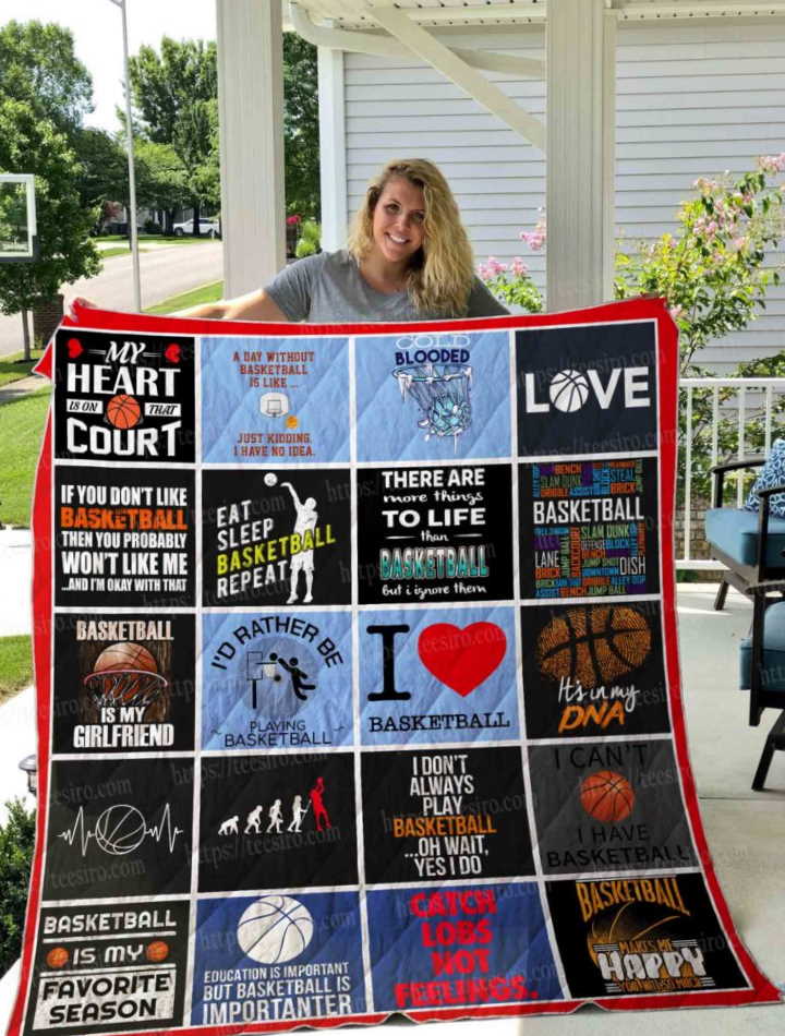 Basketball 3D Quilt Blanket