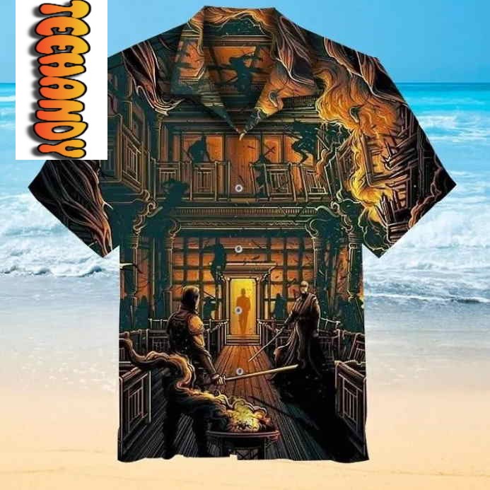 Batman VS his master Ra’s al Ghul Hawaiian shirt