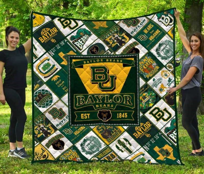 Baylor Bears 3D Customized Quilt Blanket