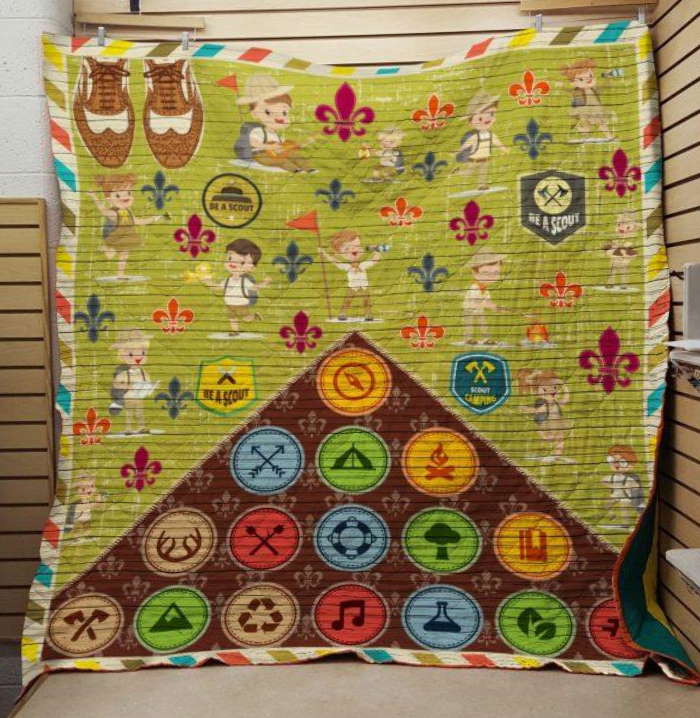 Be Scout 3D Customized Quilt Blanket