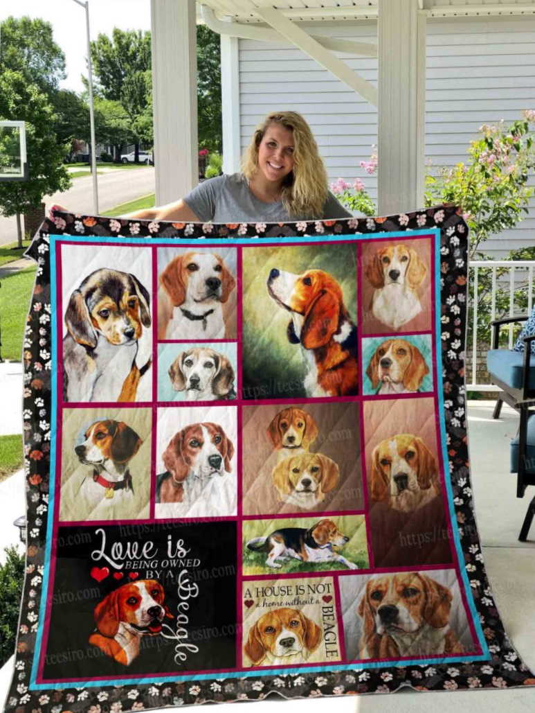 Beagle 3D Quilt Blanket