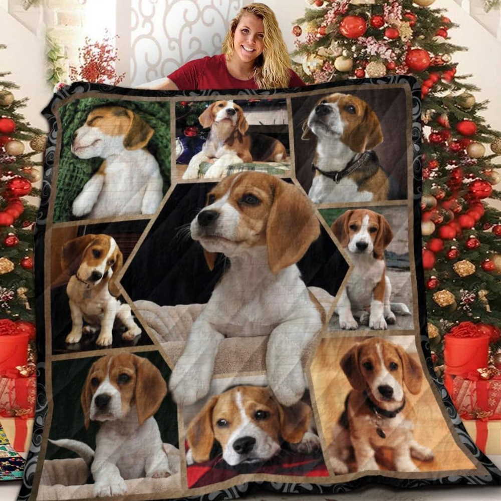 Beagle Special Friend 3D Quilt Blanket