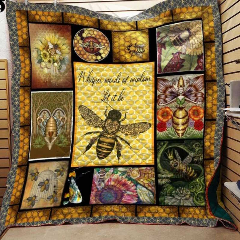 Bee Let It Beeeee 3D Quilt Blanket