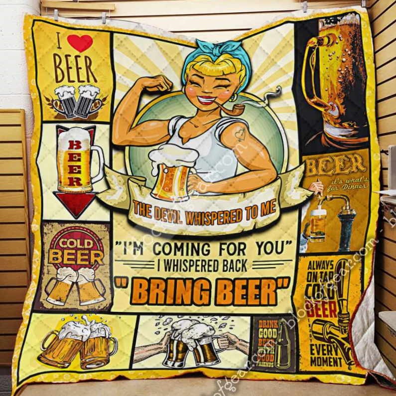 Beer Lover 3D Quilt Blanket