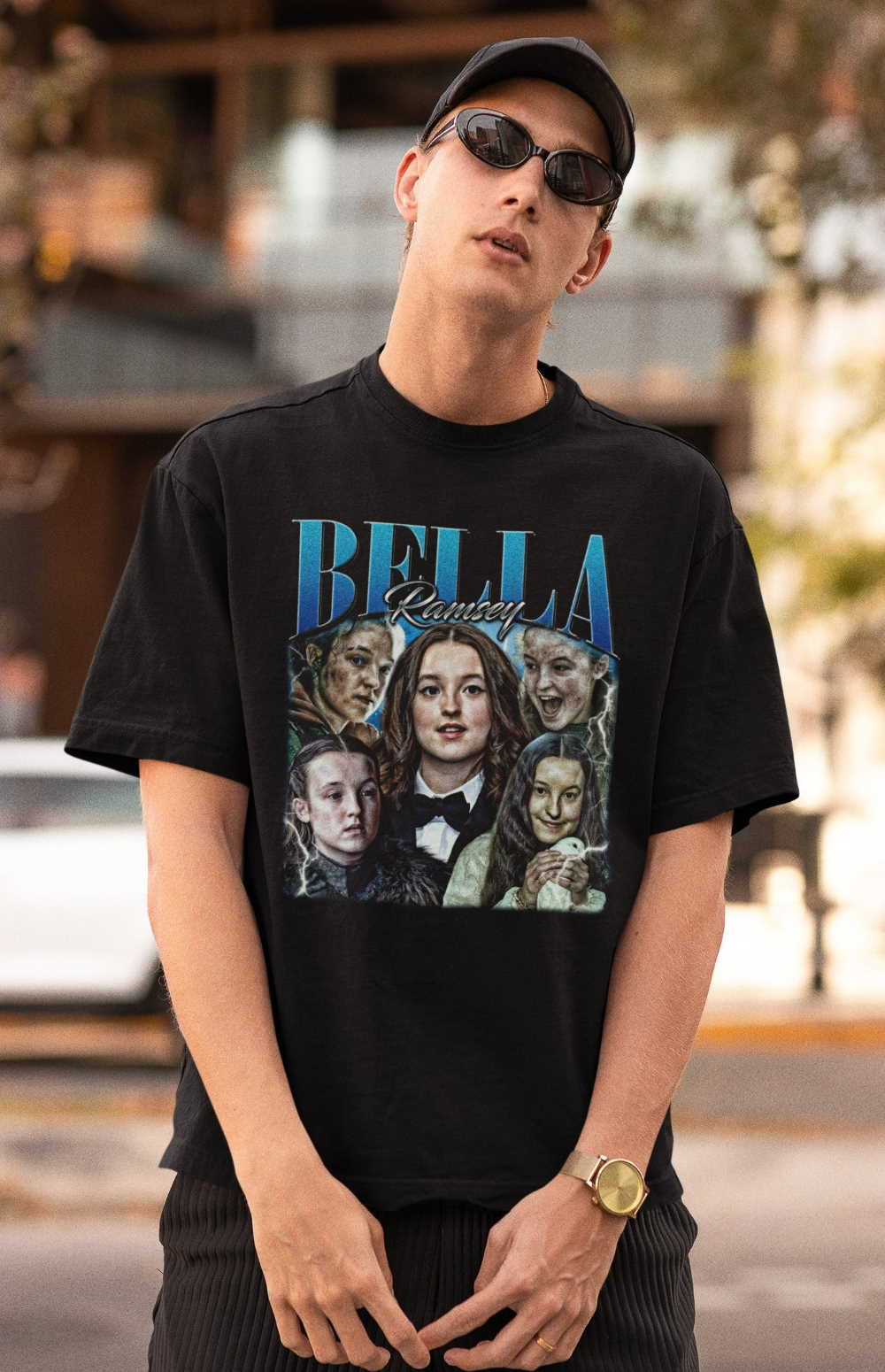 Bella Ramsey Vintage 90s Retro Style Classic T Shirt