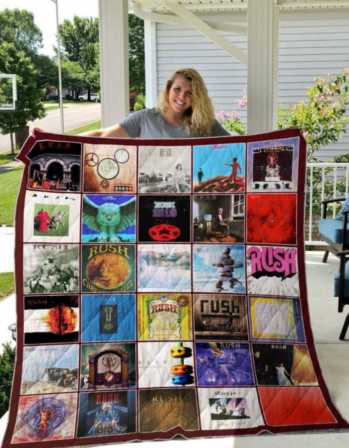 Best Of Rush 3D Customized Quilt Blanket