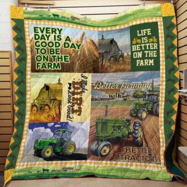 Better Tractor 3D Customized Quilt Blanket