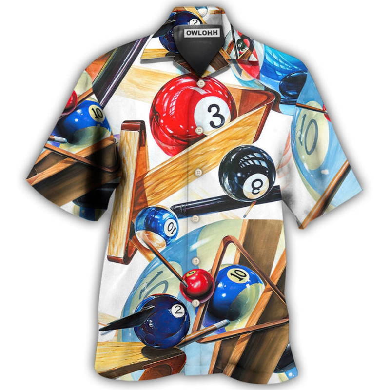 Billiard Pool Playing Games Hawaiian Shirt