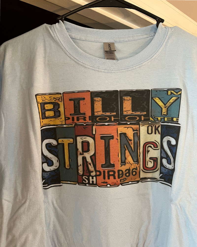 Billy Strings License Plate T-Shirt