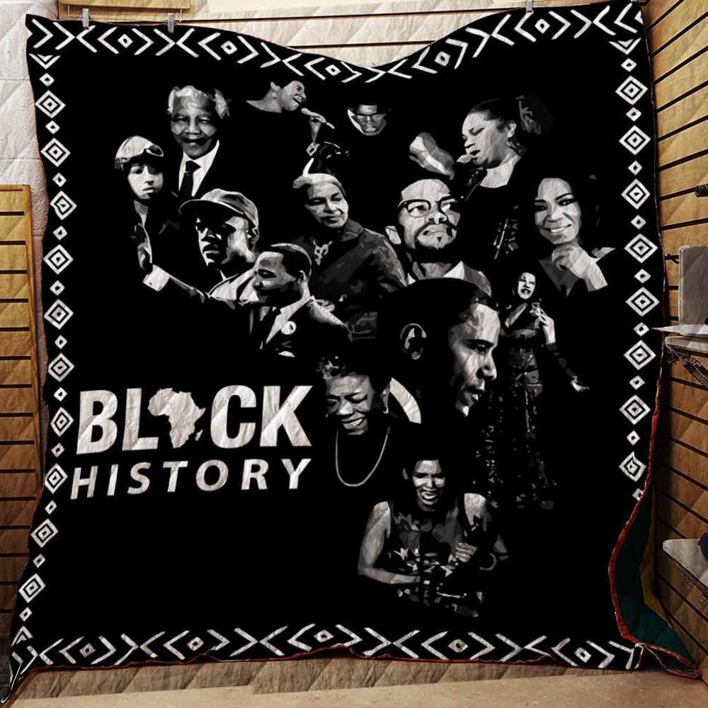 Black History 3D Quilt Blanket