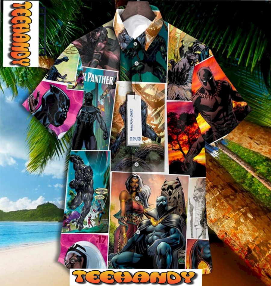 Black Panther Marvel Comics Hawaiian Shirt