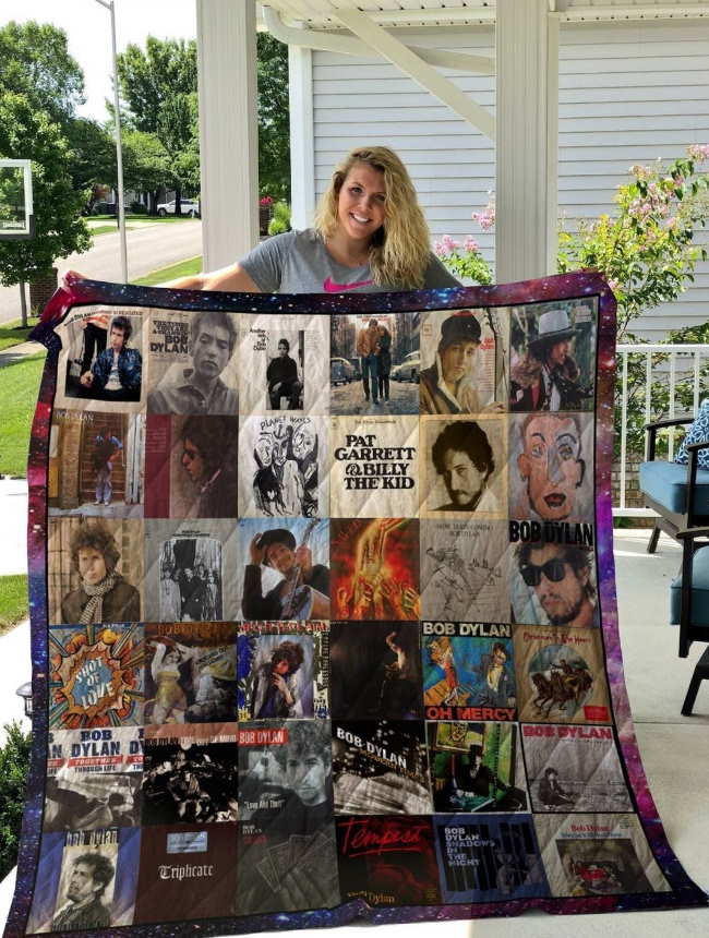 Bob Dylan Albums Quilt Blanket