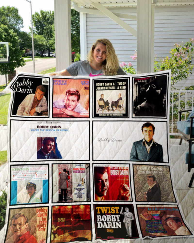 Bobby Darin 3D Customized Quilt Blanket