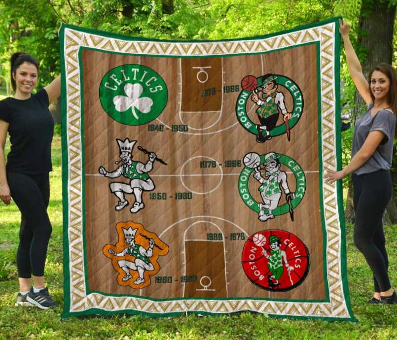 Boston Celtics 3D Customized Quilt Blanket