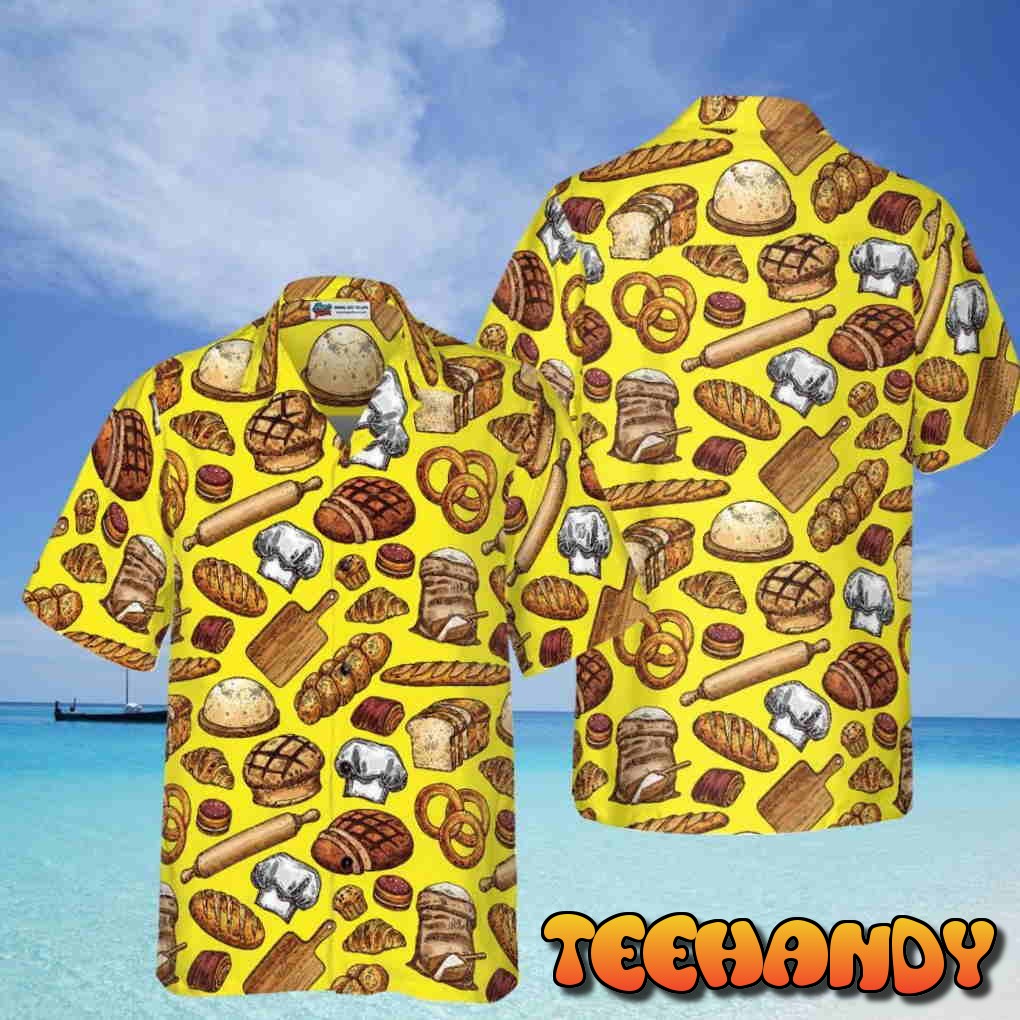 Bread And Pastry Food Hawaiian Shirt