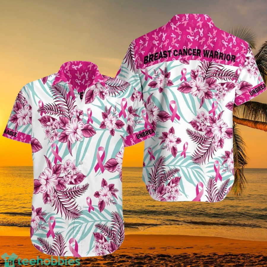 Breast Cancer Awareness Tropical Hawaiian Shirt