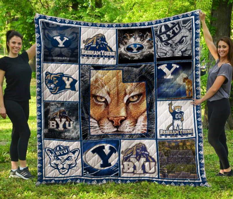 Brigham Young Univer Sity 3D Customized Quilt Blanket